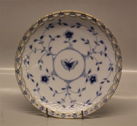 170 Bonbon dish, lace border (large) d: 22 cm B&G Kipling Blue Butterfly 
porcelain with gold 
