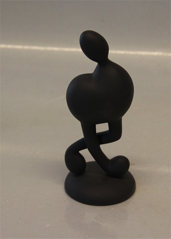 Royal Copenhagen figurine 117 RC. Musica figurine, The proud note 14 cm 
(1249117) black, Monica Ritterband