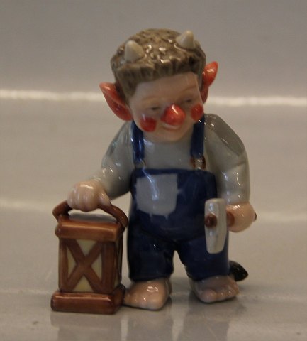 Royal Copenhagen figurine 0093 RC Troll Father with lamp (1249093)
