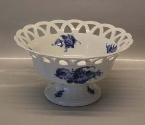 Blue Flower Angular Tableware 8592-10 Fruit basket on high foot 14 x 26 cm
