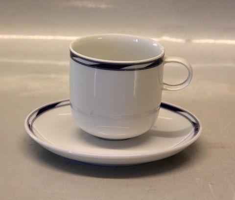 Royal Copenhagen Sirius Alev Siesbye 072 Coffee cup  6.5 cm &  073 saucer 12.7 
cm