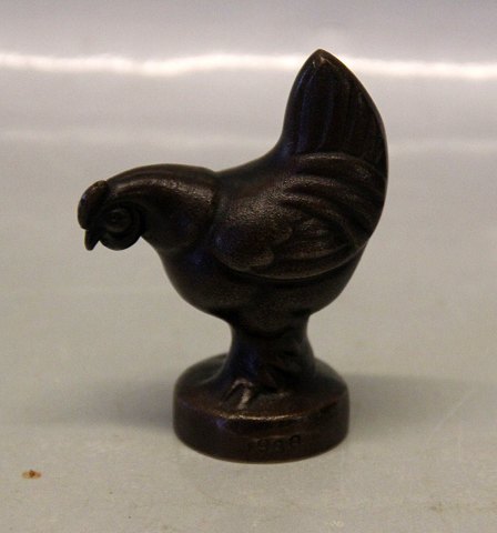 Sven Lindhart Bronze Chicken  9 cm 1968 Hen