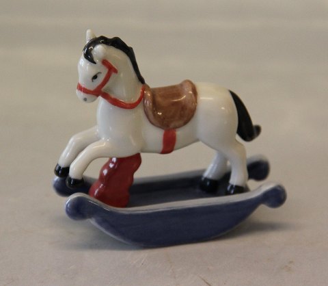 Royal Copenhagen figurine 0143 RC Rocking horse 7 x 7 cm (1249143) 
Mini-collection Toys Sven Vestergaard