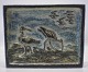Royal Copenhagen Art Pottery
22122 RC Relief birds, 23 x 28.5 cm Knud Kyhn, May 1964