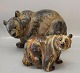 Arne Ingdam Art Pottery Bear 16 x 22 cm