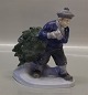 Royal Copenhagen figurine 
1307 RC Boy with tree Chr. Thomsen 1911 18 cm