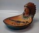 Ipsen Danish Art Pottery 1843-1955
286 Indian Tray  Lauritz Jensen 13 x 24 cm