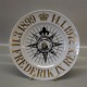 B&G Porcelain
B&G 1972 Telltale Compass plate Frederik IX REX 11.3.1899-14.1. 1972 In 
Remembrance of His Majesty 24.7 cm