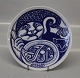 Henry Heerup Christmas Artist Plate 1970 and  1975 19.7 cm