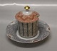 Royal Copenhagen Fairy tale
 199-200-201 Mustard jar with lid on dish 11 cm