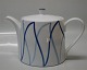 Teapot, small 13 cm Dan-Ild 40 Blue Flame Harlequin
