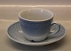 1023 Coffee cup 6,3 x  8,5 cm (746) no saucer
 B&G Blue tone - seashell tableware Hotel