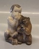 Royal Copenhagen figurine 2822 RC Faun with bear KK 1927 12 x 10 cm