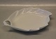 White curved Tableware Danish Porcelain 1599 Leaf shaped bowl 4 x 23 cm  (357)
