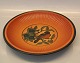 Ipsen Danish Art Pottery 1843-1955 107 IV Ipsen dish with bird 27.5 cm