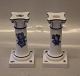 Kongelig Dansk Porcelæn Blå Blomst Flettet 8215-10 Lysestage, rund på firkantet 
fod 15 cm