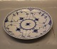 Blue Fluted Danish Porcelain half lace 761-1 Cake dish ca 22 cm

