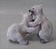 Dahl Jensen 1339 Polar bear cubs playing