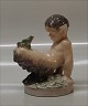 Royal Copenhagen figurine 1713 RC Faun with frog 
