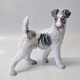 Dahl Jensen figurine 1001 Wire-haired Fox Terrier Standing