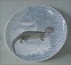 Royal Copenhagen otter platter 41 cm