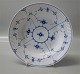 Blue Fluted Danish Porcelain 165-1 Large rim soup plate 25 cm