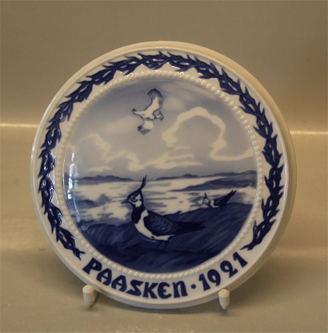 B&G Porcelain Paasken 1921 Easter Plate Peewit