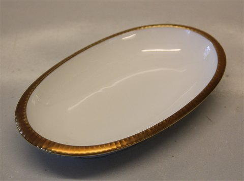 B&G Golden Sun Sigvard Bernadotte 038 Oval cake dish 18,5 cm (349)