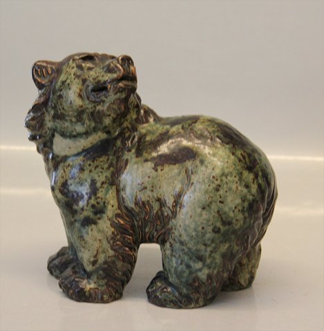 Royal Copenhagen Art Pottery 20197 RC Bear, standing 16.5 x 17 cm , Knud Kyhn, 
April 1929
