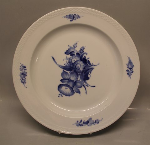Kongelig Dansk Porcelæn Blå Blomst Flettet 8014-10 Stort rundt fad 39.5 cm