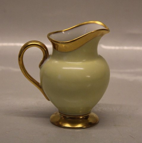 Empress Lyngby Porcelain Denmark KPM Empress Mocha Creamer 9.5 cm Yellow