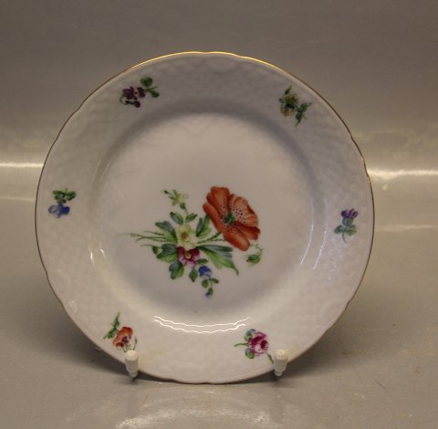 B&G Saxon Flower white porcelain 028 Side Plate 17 cm