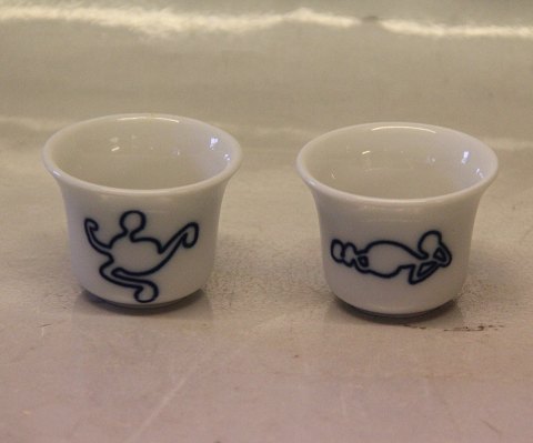 Royal Copenhagen  Musica, Monica Ritterband 696 Egg cup 4 x 5.5 cm