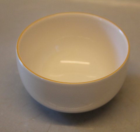 Yellow 3042 Bowl 5 x 8 cm Cup without handle (569) 15 cl. Royal Copenhagen 
faience Yellow top or yellow line -4 ALL Seasons