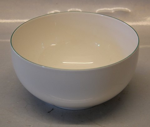 Green top 3089 Salad bowl 8.8 x 17 cm (576) Royal Copenhagen faience  green line 
-4 ALL Seasons