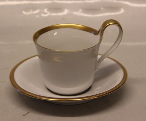 Antique B&G All white with gold rim on old form B&G Porcelain 485 Cup with high 
handle 8 cm NO SAUCER