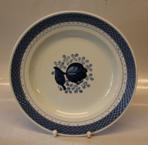 0948-11 Dinner plate 25 cm Aluminia Blue Faience Tranquebar