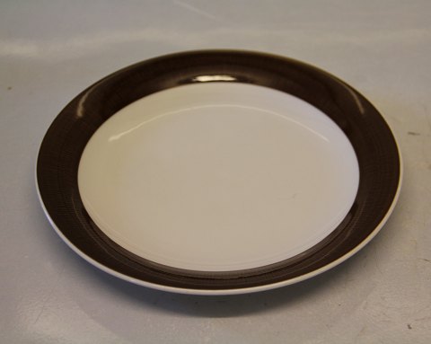 Side plate 19 cm  &  Cake plate 17.3 cm Brown Koka Rorstrand Sweden