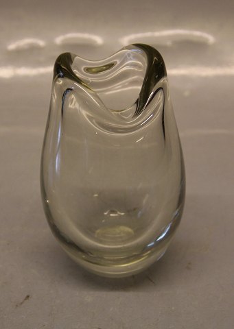Holmegaard "Pike"  Glass Vase 13 cm Per Lutken 1964 618 gr.