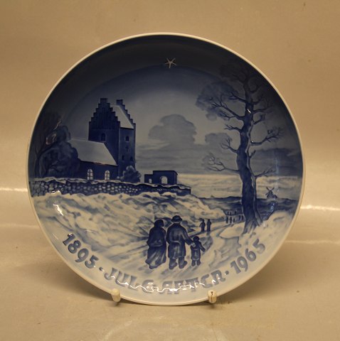 B&G Christmas Jubilee Plate 1895 - 1965 Going to the Church