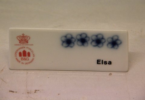 ELSA B&G Porcelain Dealer Sign for Advertising:
