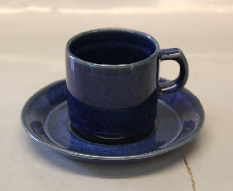 Coffee cup 6.5 & saucer 13.5 cm Vesterhav - North Sea Desiree Blue Ceramic
