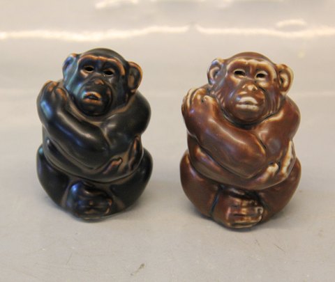 20188 RC Monkey, small, sitting 8.5 cm, Knud Kyhn, January 1929
 Royal Copenhagen Art Pottery
