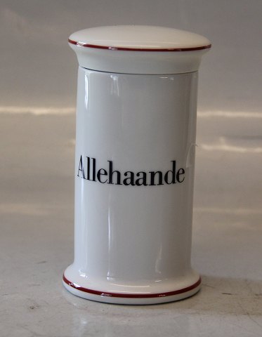 B&G - 497 Allehaande (All Spice) 11.5 cm
 Red line Bing & Groendahl White Dinnerware, Magnussen