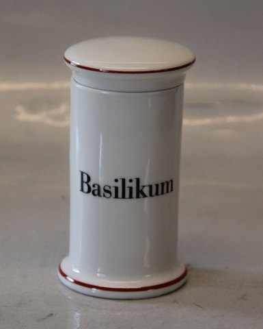 B&G -497 Basilikum (Basil) 11.5 cm Red line Bing & Groendahl White Dinnerware, 
Magnussen