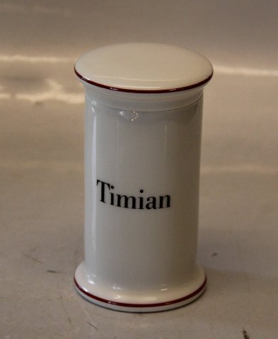 B&G -497 Timian (Thyme) 11.5 cm Red line Bing & Groendahl White Dinnerware, 
Magnussen