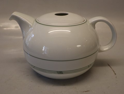 656 Tea pot 1 l (092 c ) Olympia Green pattern of lines B&G