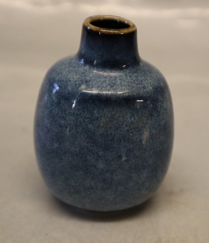 21403 RC Miniature vase 7 cm Nils Thorsson Sept 1956 Blue Mussel glaze Royal 
Copenhagen Art Pottery