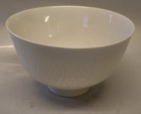 Kongelig Dansk 4442 Kgl. Hvis vase med relief 11 x 19 cm Gerd Bøgelund GB Blanc 
de Chine