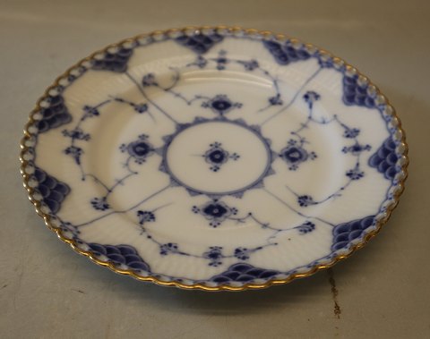 Antique with gold Blue Fluted Full Lace Side plate 17 cm 1-1087